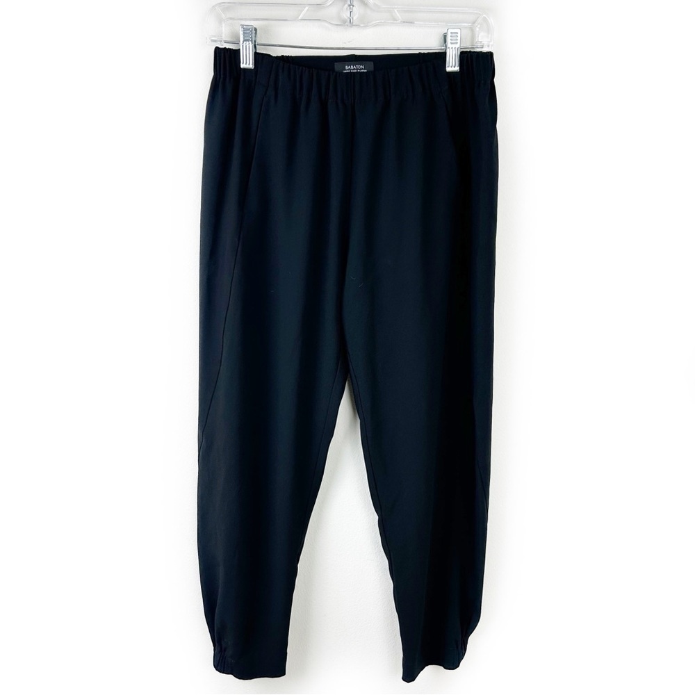 Babaton Aritzia Dexter Black Ankle pull-on dress pants size: S - Picture 3 of 12